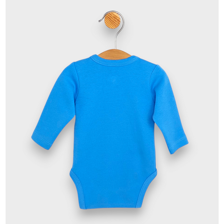 Rainy Body bebe cu închidere laterală Căluț cu balon 48 - 74 cm. bleu