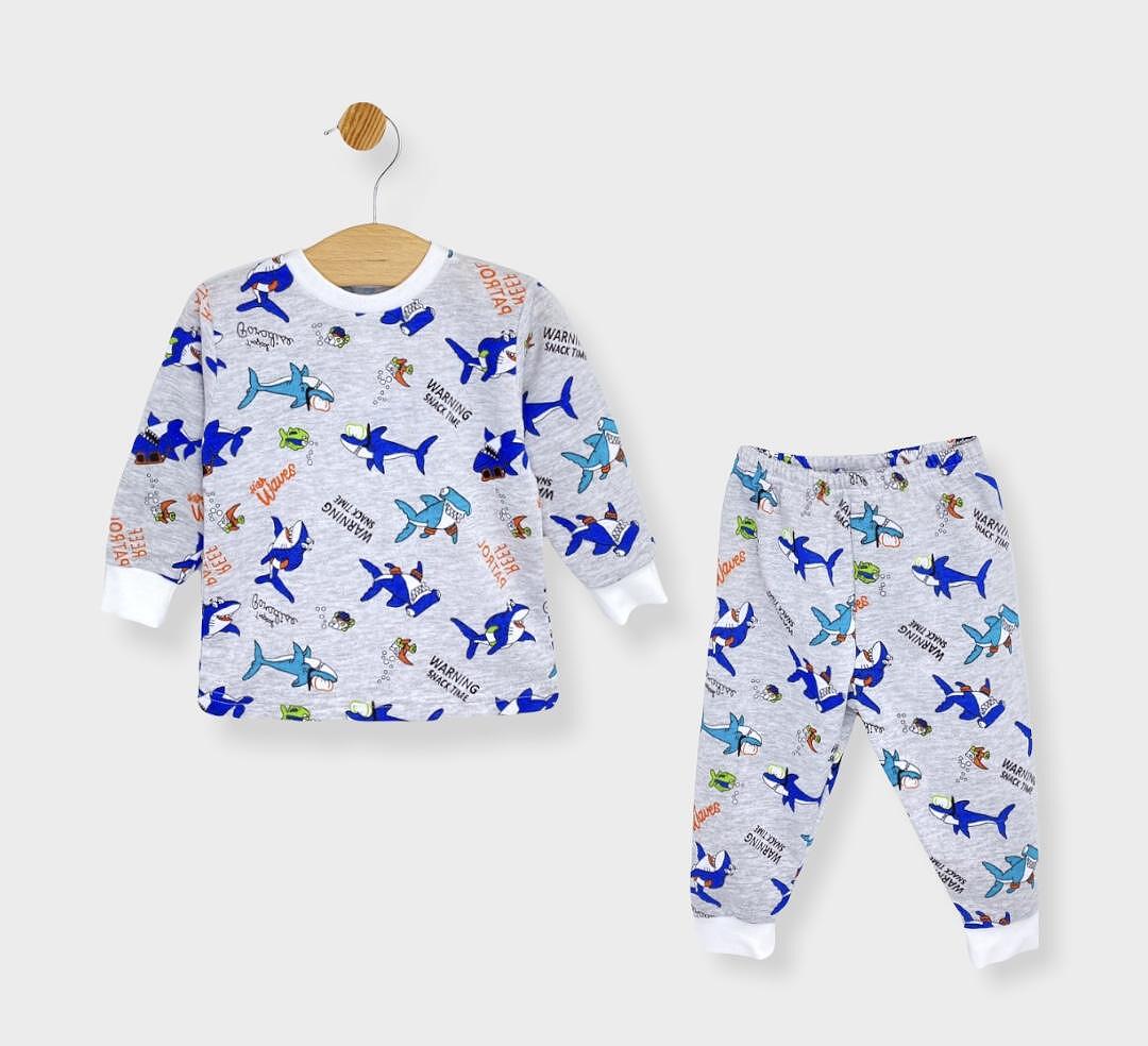 Rainy Pijama copii cu mânecă lungă 74 - 116 cm Rechini