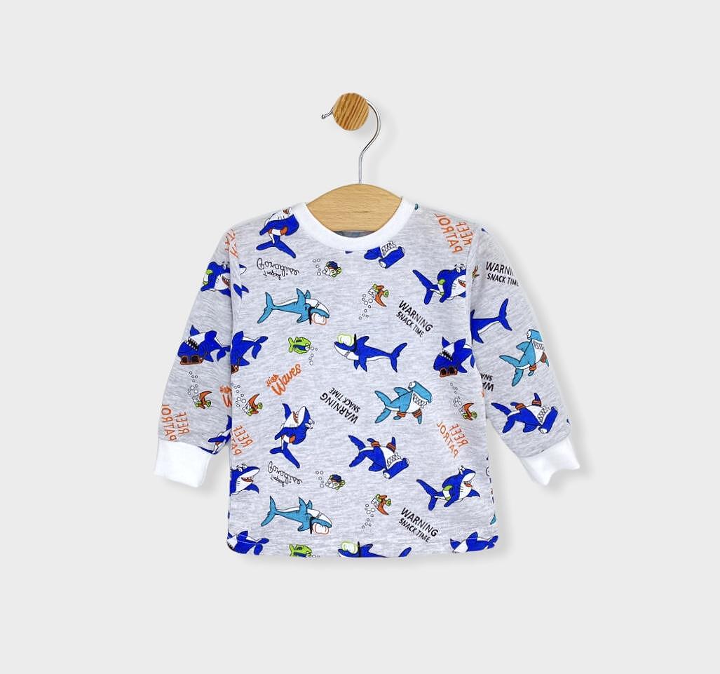 Rainy Pijama copii cu mânecă lungă 74 - 116 cm Rechini