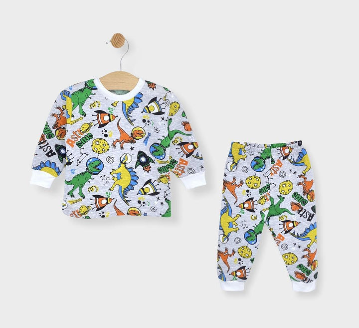 Rainy Pijama copii cu mânecă lungă 74 - 116 cm Dinozauri
