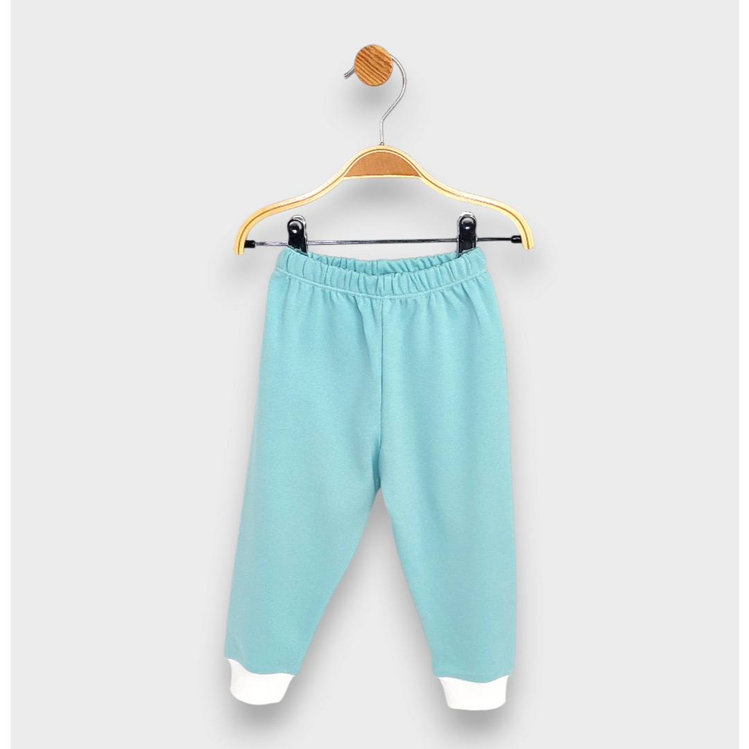 Rainy Pijama pentru copii cu mâneci lungi Bear 80 - 104 cm. aqua