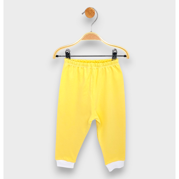 Rainy Pijama pentru copii cu mâneci lungi Bear 80 - 104 cm, galben