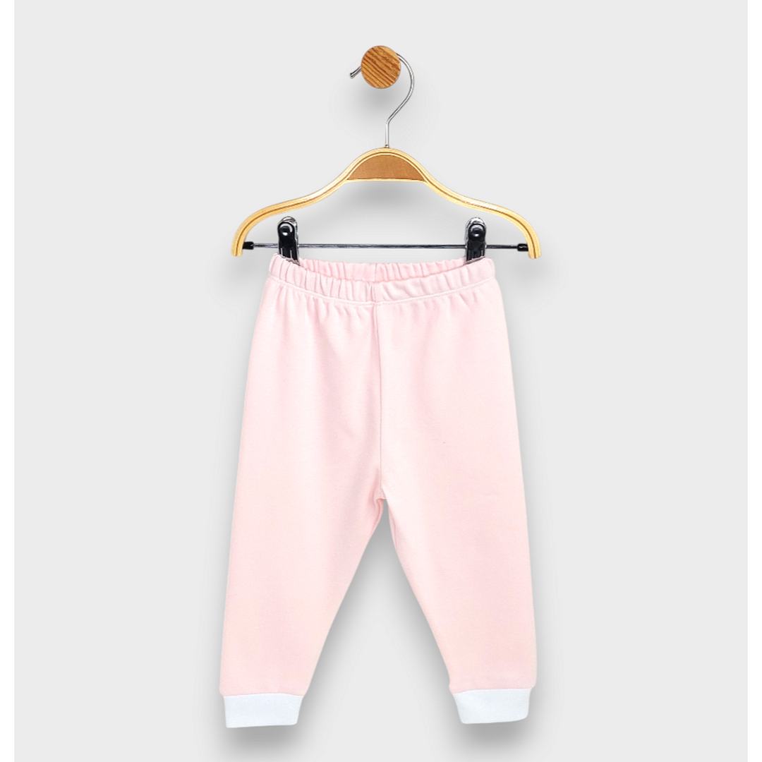 Rainy Pijama pentru copii cu mâneci lungi Cat 80 - 104 cm roz