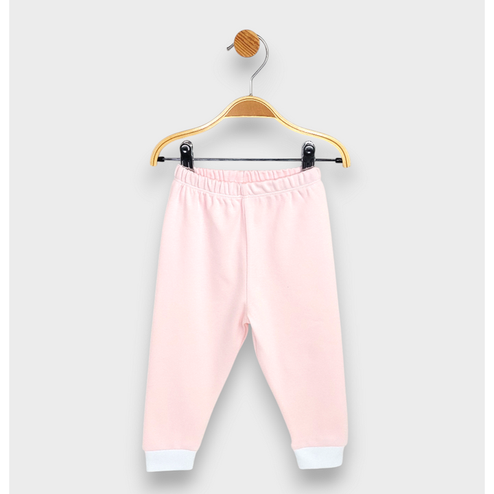 Rainy Pijama pentru copii cu mâneci lungi Cat 80 - 104 cm roz