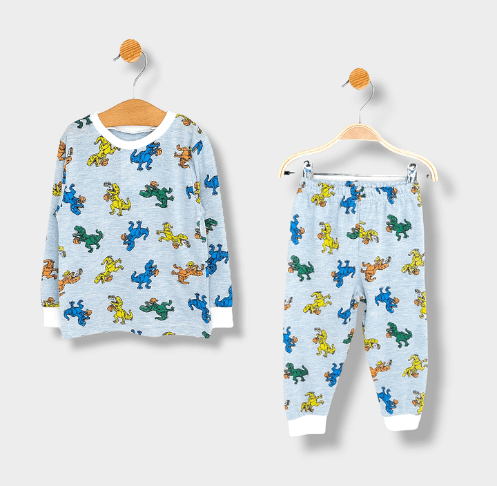 Rainy Pijama copii cu mânecă lungă Dinozauri