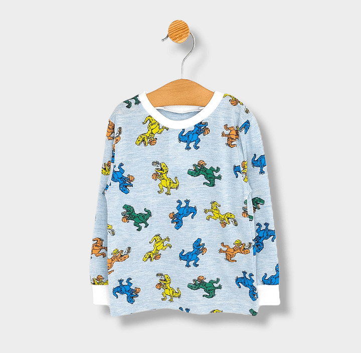 Rainy Pijama copii cu mânecă lungă Dinozauri