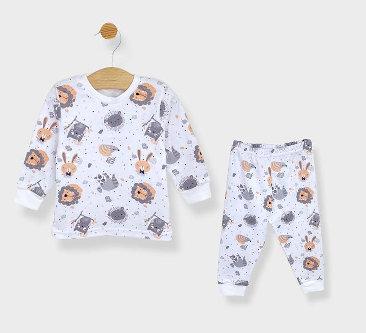 Rainy Pijama de copii cu mânecă lungă Animăluțe din pădure