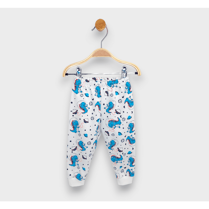Rainy Pijama copii cu mânecă lungă Dinozauri spațiali 74 - 110 cm.