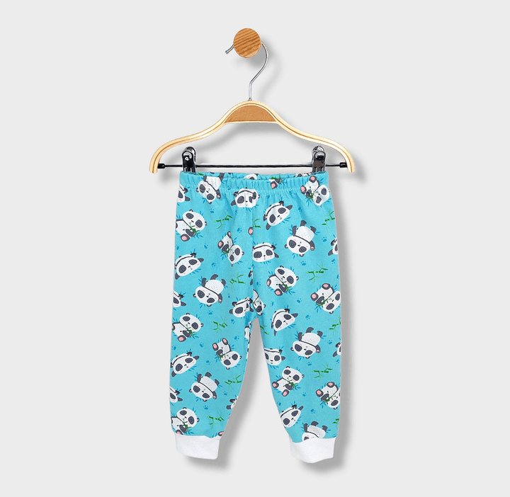 Pijamă pentru copii Rainy cu mâneci lungi „Panda cu bambus”