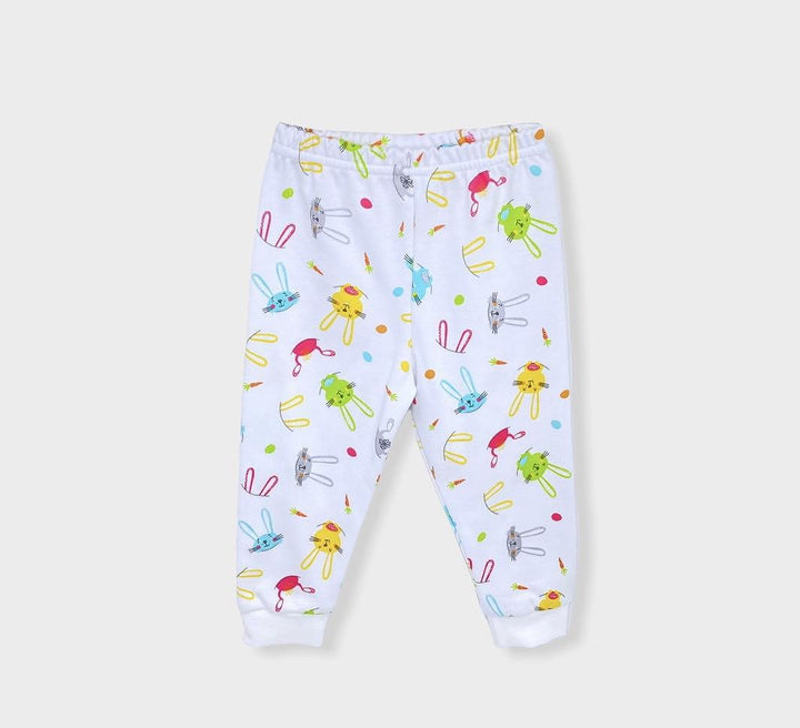Rainy Pijama copii cu mânecă lungă Iepurași colorați