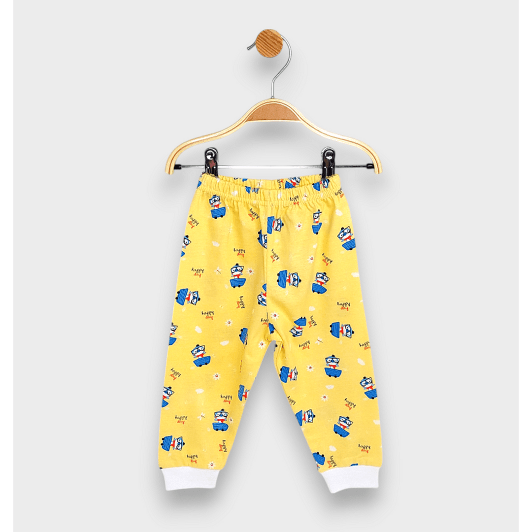 Rainy Pijama pentru copii cu mâneci lungi Pui albastru 74-110 cm.