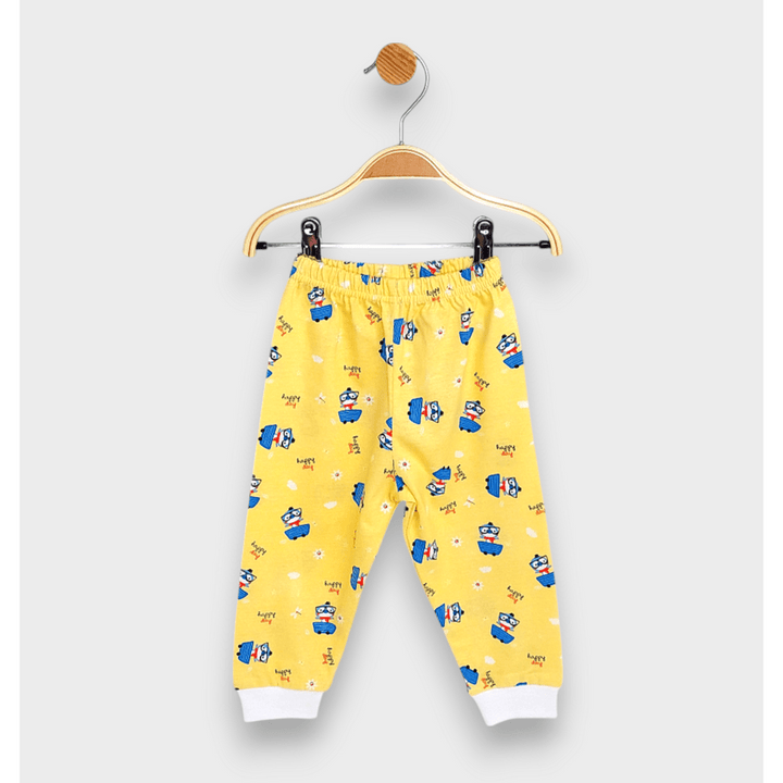 Rainy Pijama pentru copii cu mâneci lungi Pui albastru 74-110 cm.
