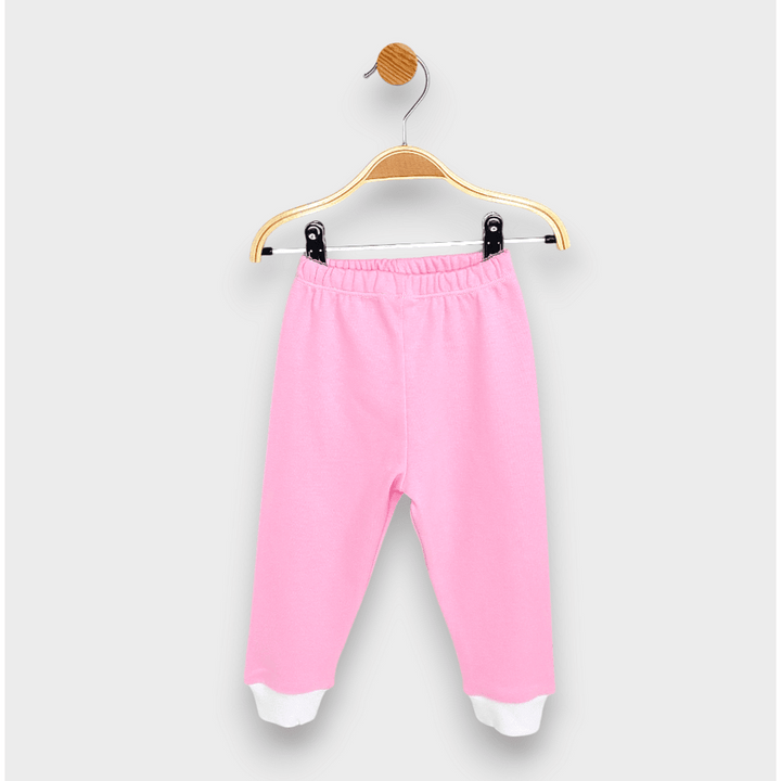 Rainy Pijama copii cu mânecă lungă Elefănțel 74 - 110 cm. alb/roz