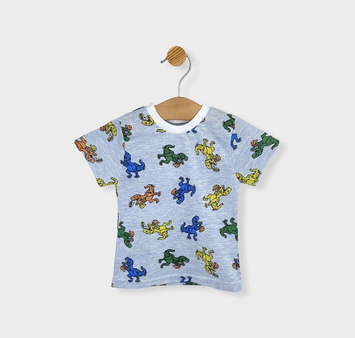 Rainy Pijamă pentru copii cu mâneci scurte „Dinozauri”
