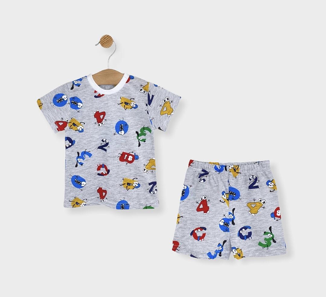 Rainy Pijama copii cu mânecă scurtă Cifre