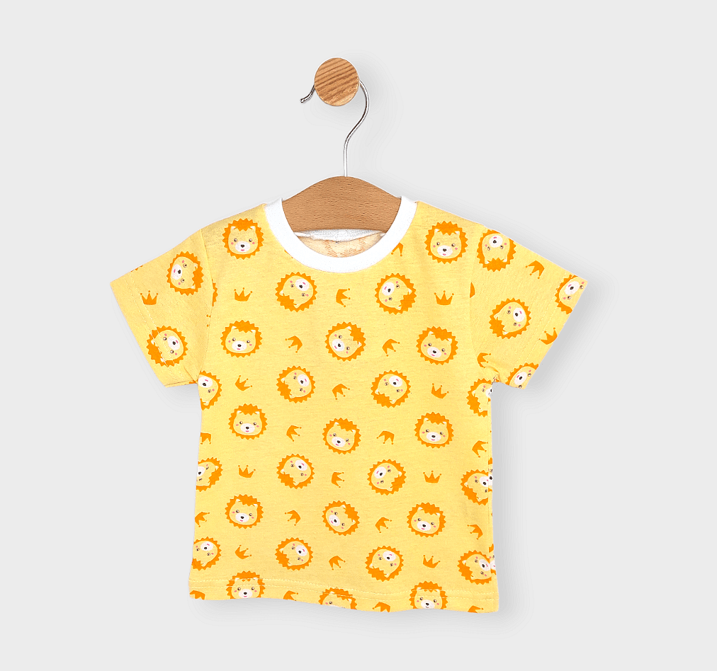 Pijama pentru copii Rainy cu mânecă scurtă Leuți 74-110 cm.