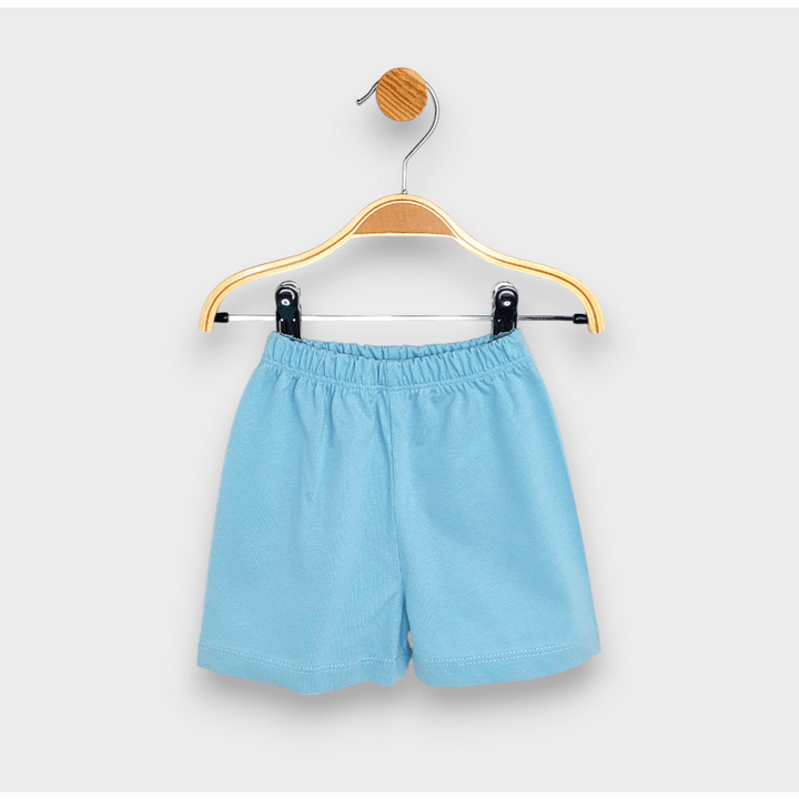 Rainy Pijama copii cu mânecă scurtă Ursuleț stelar albastru 74 - 110 cm. alb/bleu