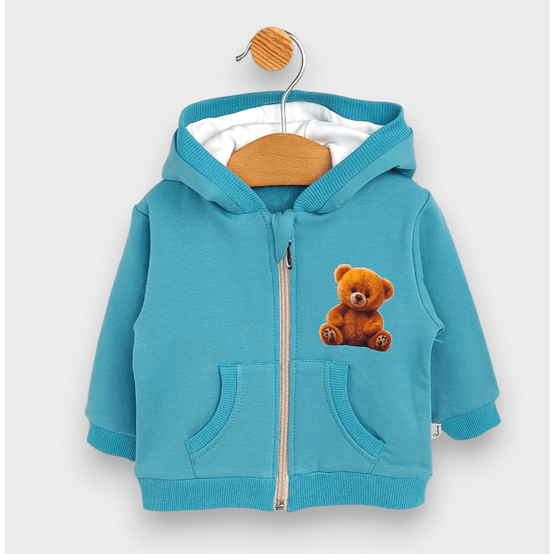 Rainy Hanorac pentru copii Cute Bear 62-92 cm, culoare pin