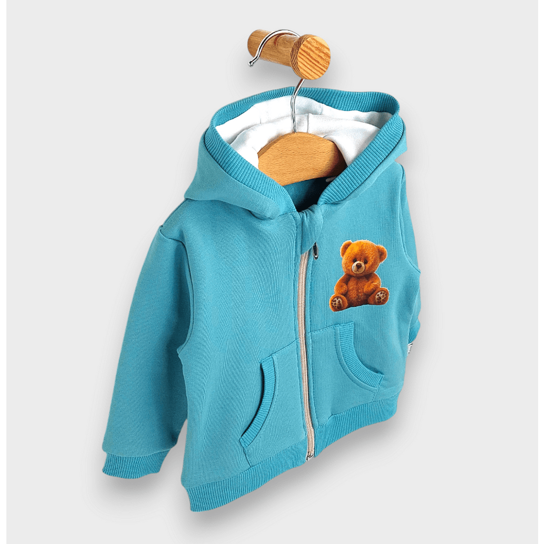Rainy Hanorac pentru copii Cute Bear 62-92 cm, culoare pin