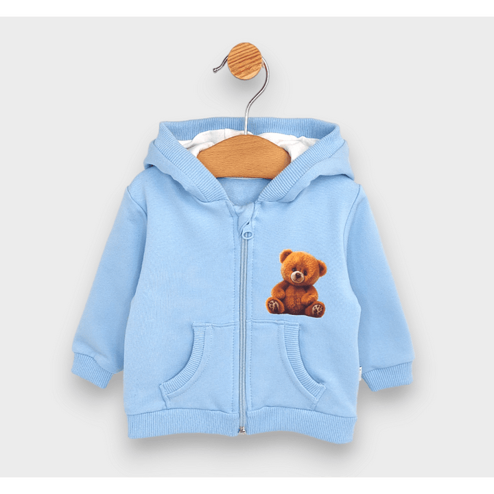 Rainy Hanorac copii Cute Bear 62-92 cm. albastru