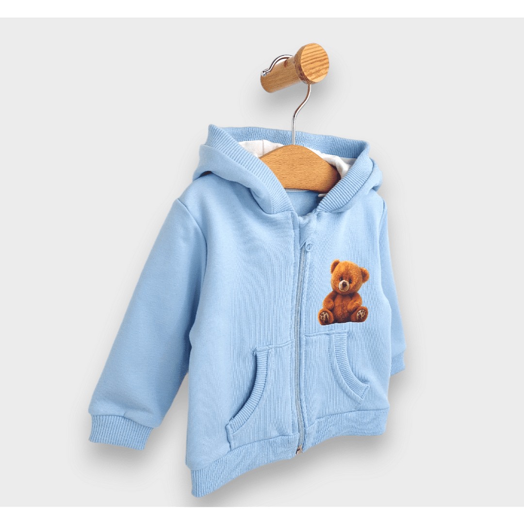 Rainy Hanorac copii Cute Bear 62-92 cm. albastru