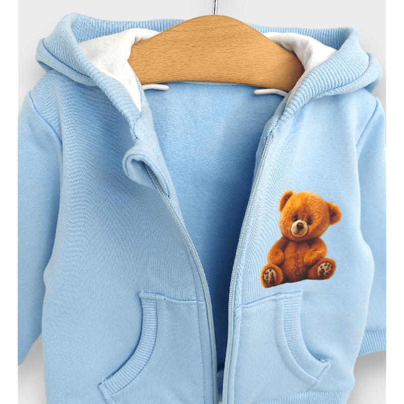 Rainy Hanorac copii Cute Bear 62-92 cm. albastru
