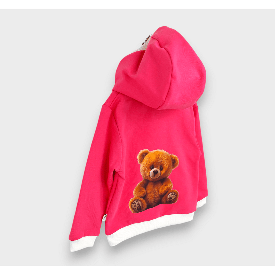 Rainy Hanorac pentru copii Cute Bear 80-92 cm. roz