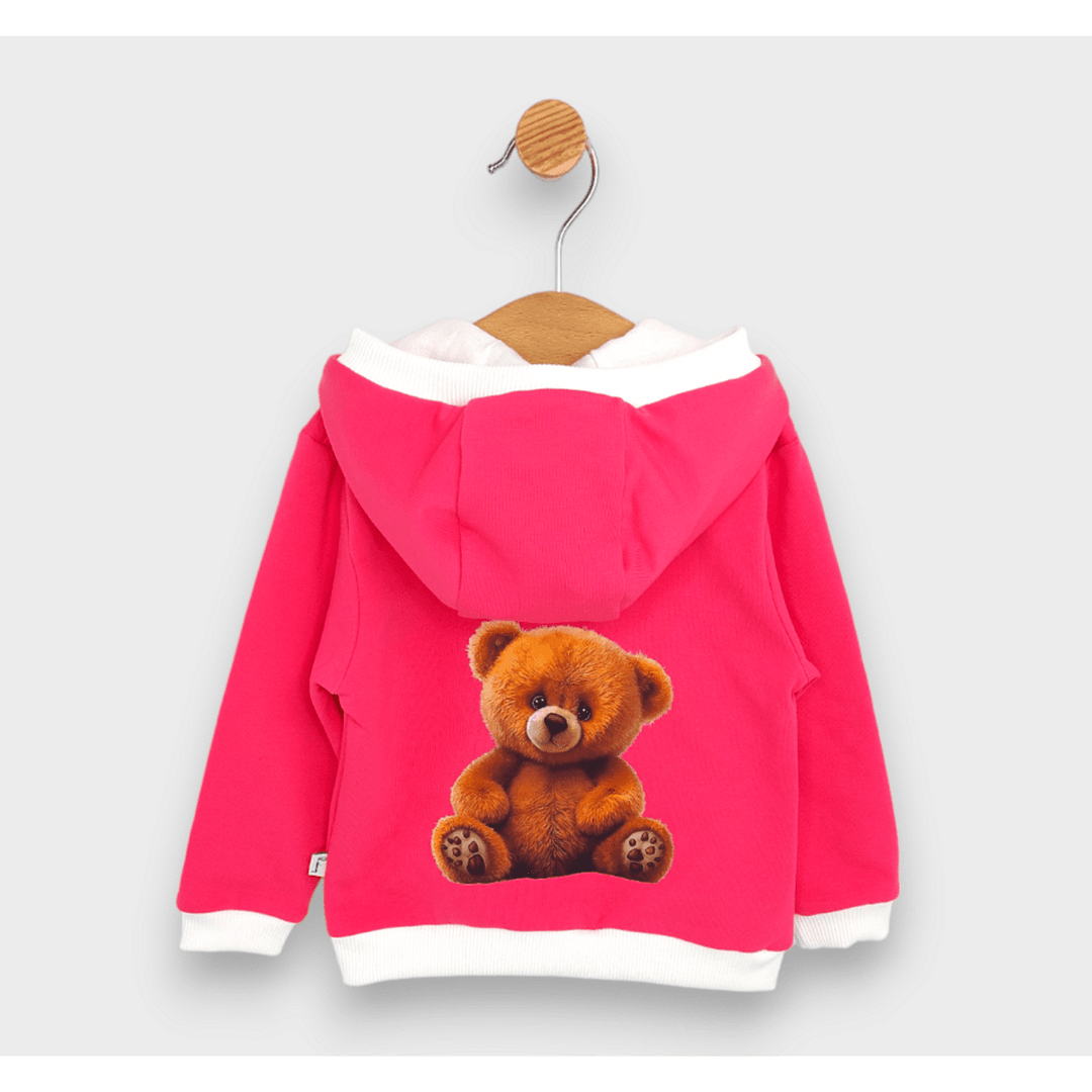 Rainy Hanorac pentru copii Cute Bear 80-92 cm. roz