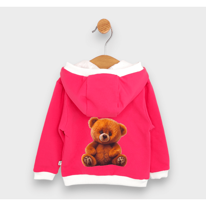Rainy Hanorac pentru copii Cute Bear 80-92 cm. roz