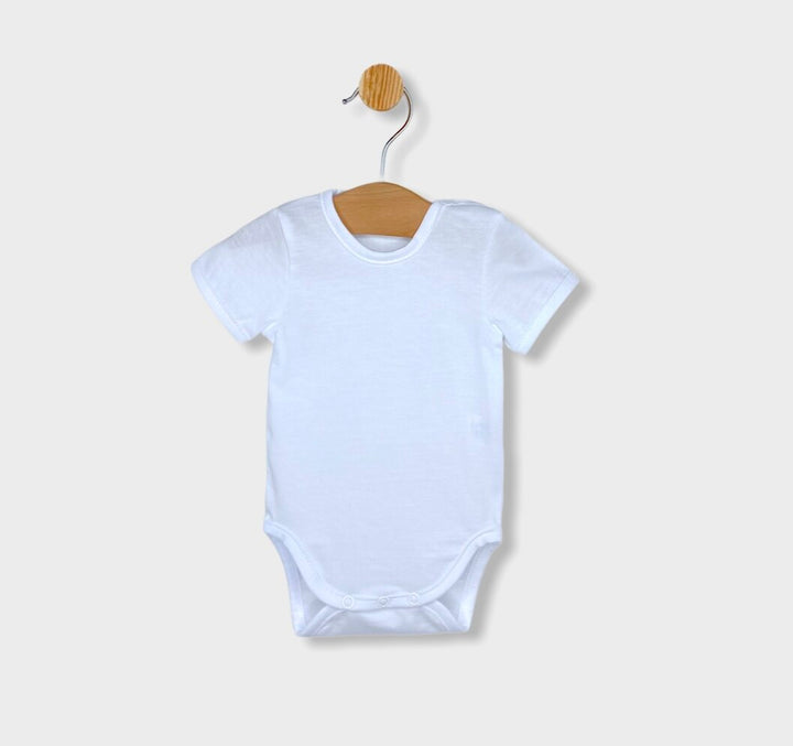 Rainy Body de bebeluș Milk cu mânecă scurtă 56-110cm.