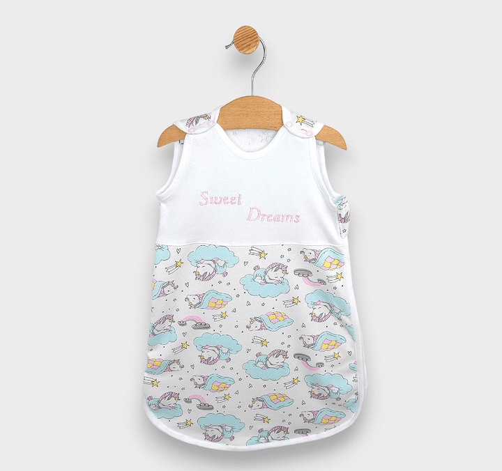 Rainy Sac de dormit pentru copii Sweet Dreams Unicorn pe nor