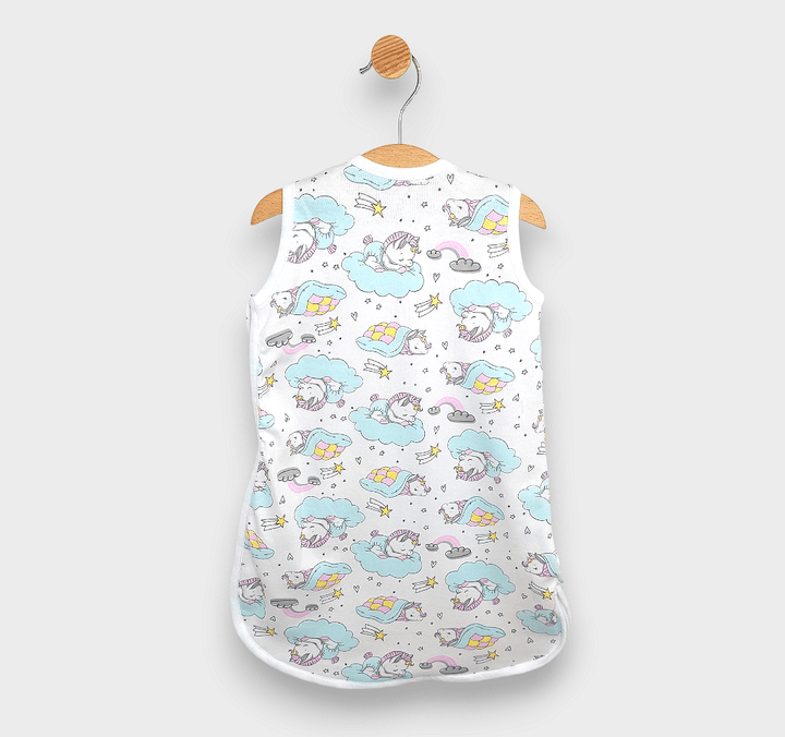 Rainy Sac de dormit pentru copii Sweet Dreams Unicorn pe nor