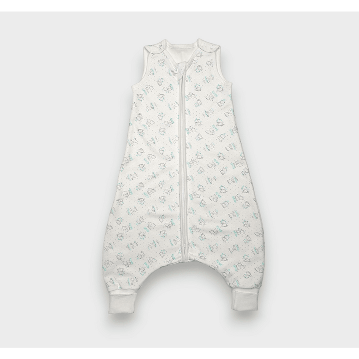Salopetă de dormit Rainy cu piciorușe „Ursuleți gri” Baby