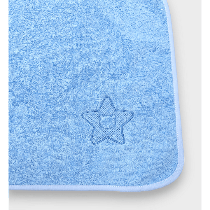 Prosop de baie Rainy Steluță cu ursuleț 30x50 cm. albastru