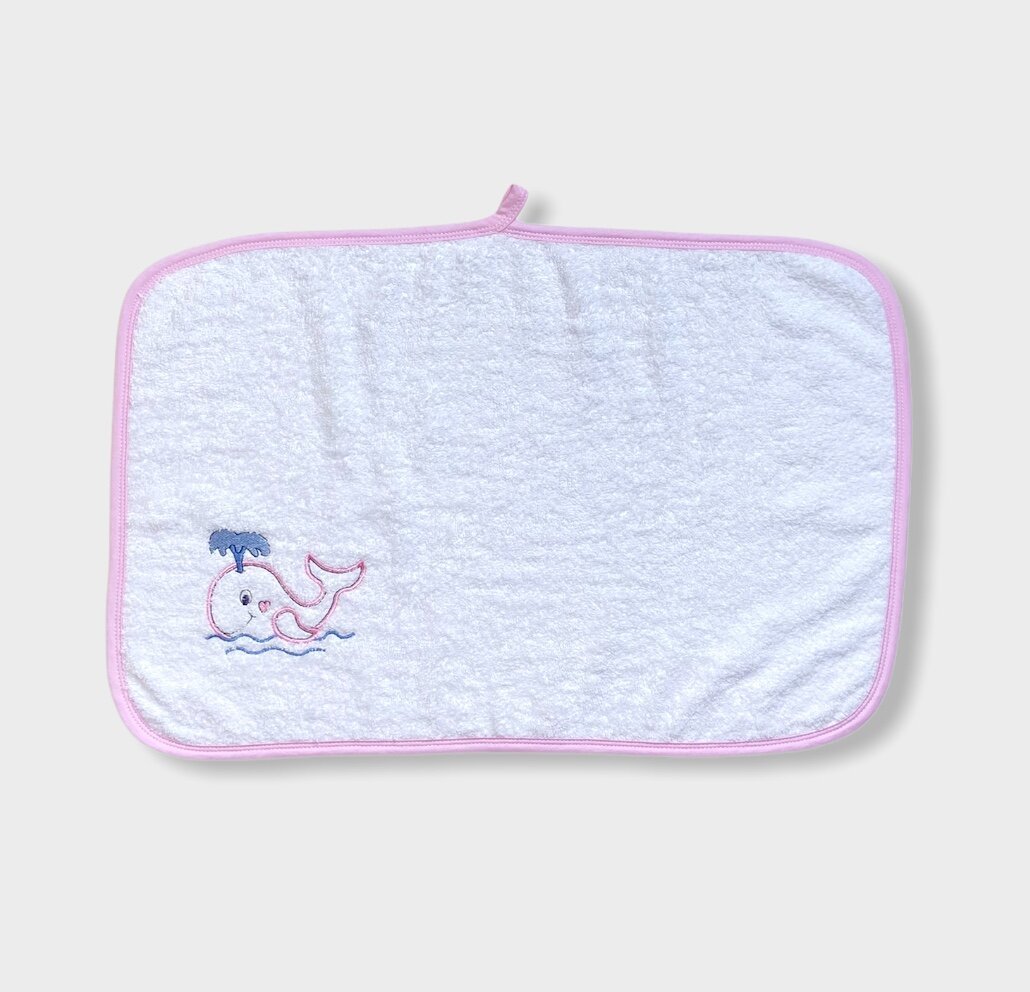Rainy Set prosop de baie pentru bebeluși cu glugă Cetiță 90x90 cm + prosop 40x60 cm pentru fetițe