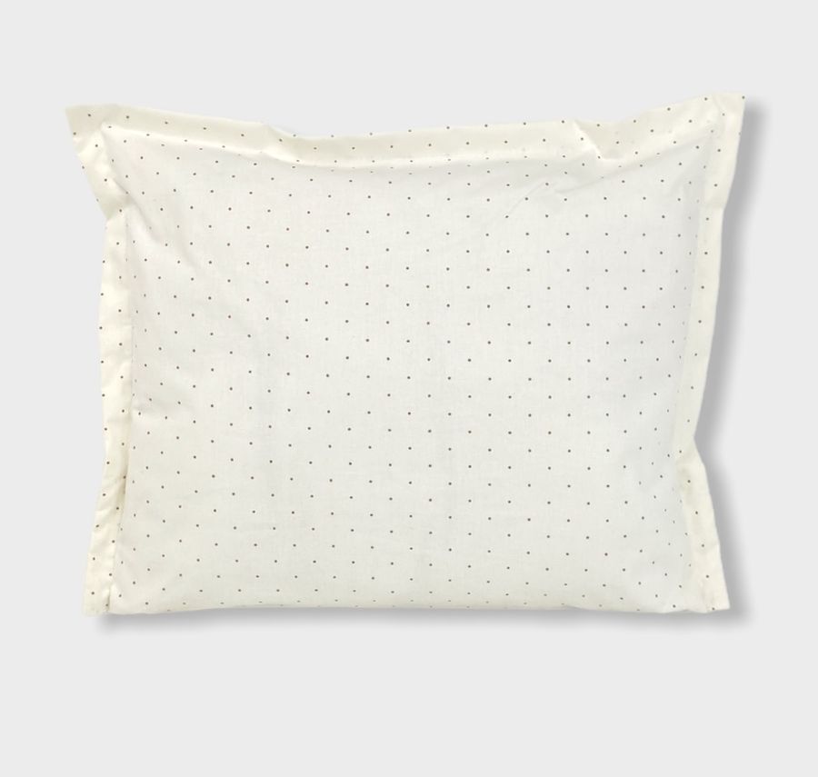 Set Rainy cu pernă pentru bebeluși și husă 40x60 cm Sleepy, culoare ecru