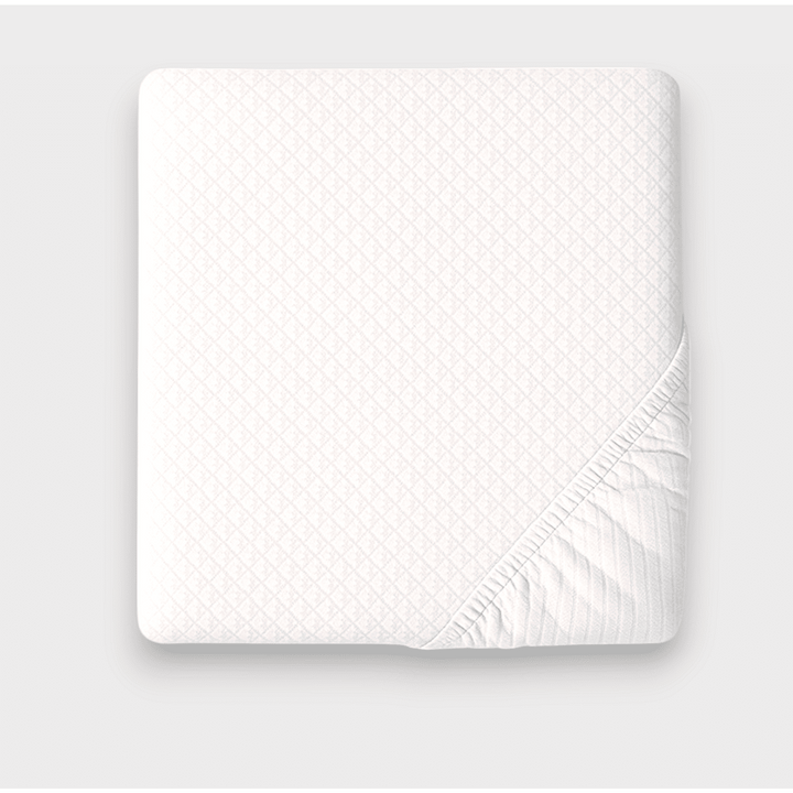 Rainy Set cearșaf de pat pentru bebeluși din jerse cu elastic și protecție matlasată Lux 70x140 cm. roz