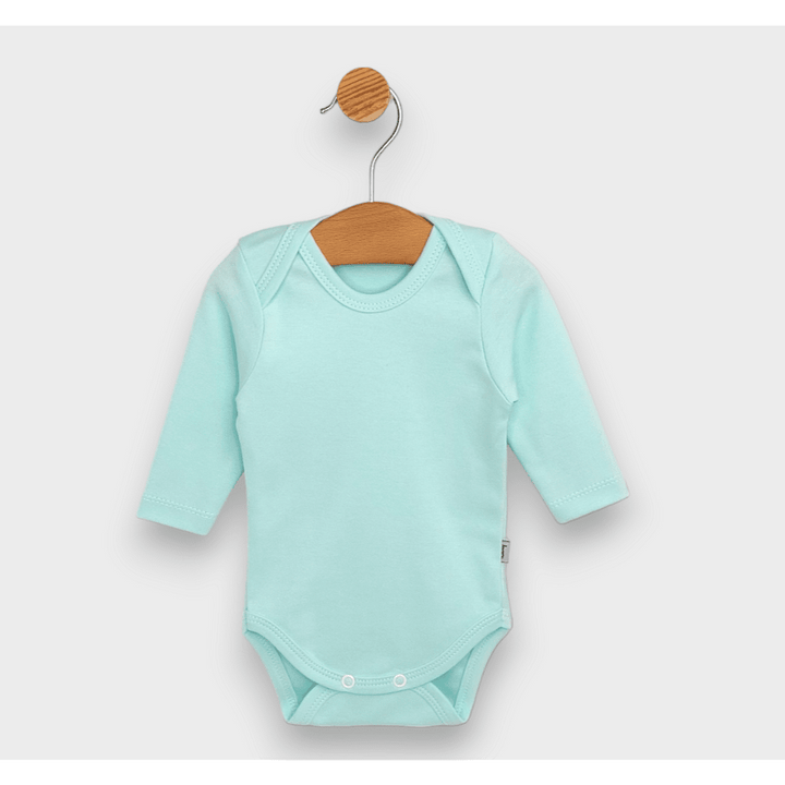 Rainy Set de 2 body-uri 48 - 68 cm. Ursuleți gri Baby /verde mentă