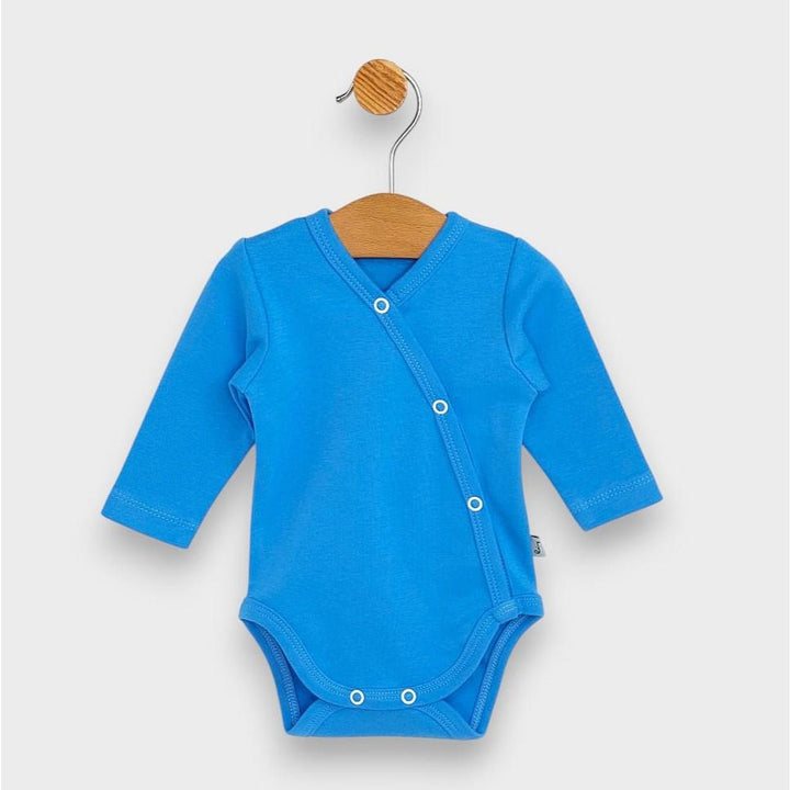 Rainy Set de 2 body-uri 56 - 68cm. ecru/bleu