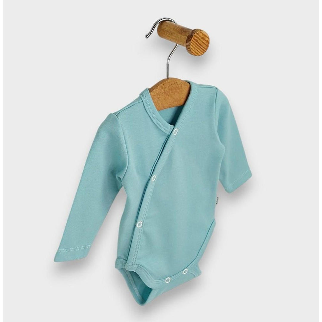 Rainy Set de 2 body-uri 56 - 68 cm galben/aqua