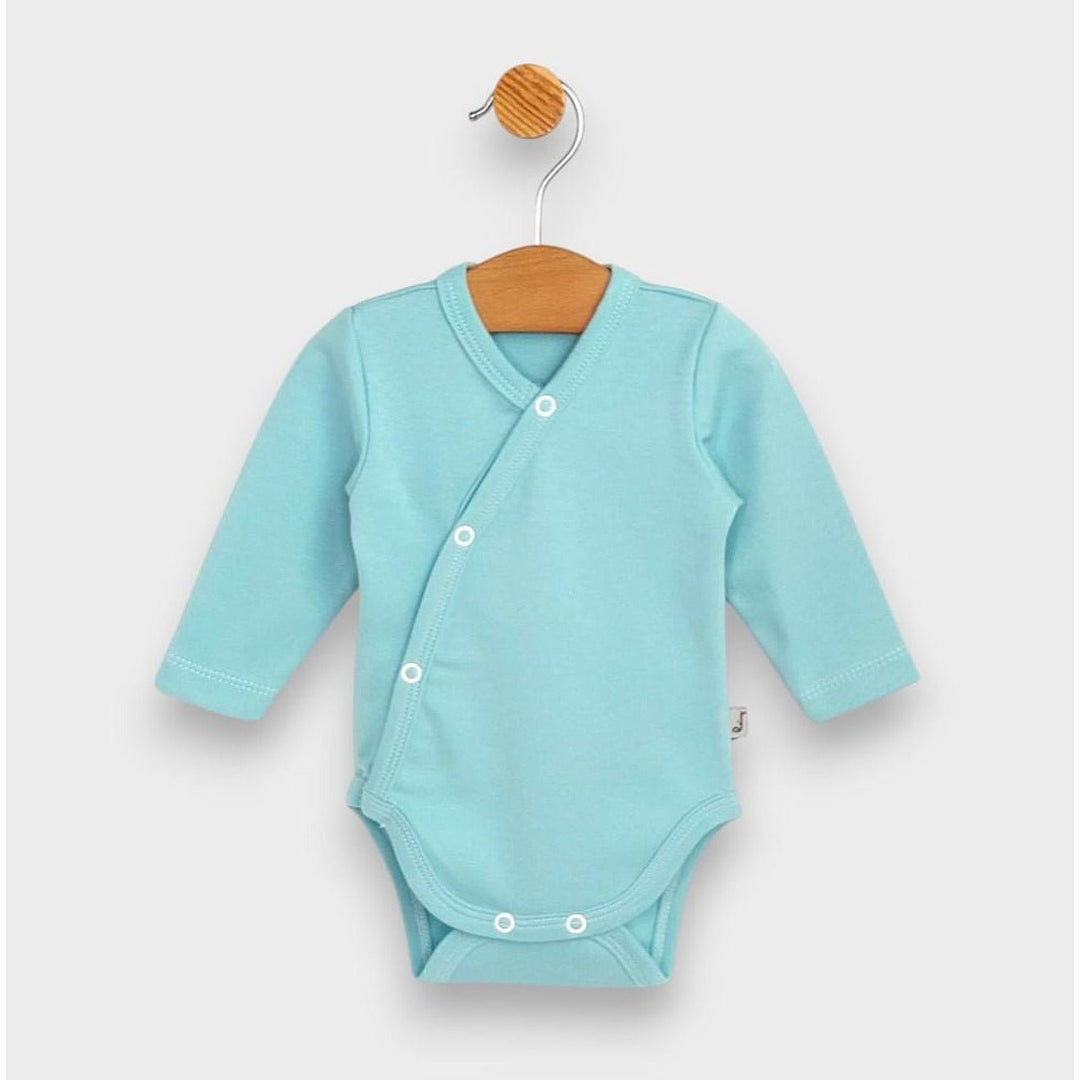 Rainy Set de 2 body-uri 56 - 68 cm galben/aqua