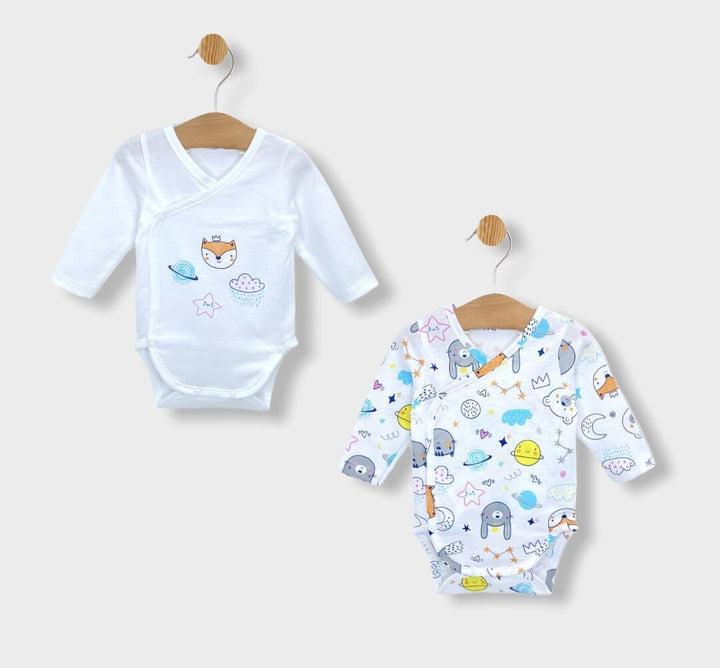 Rainy Set de body-uri 2 piese Animals 56 - 68cm.