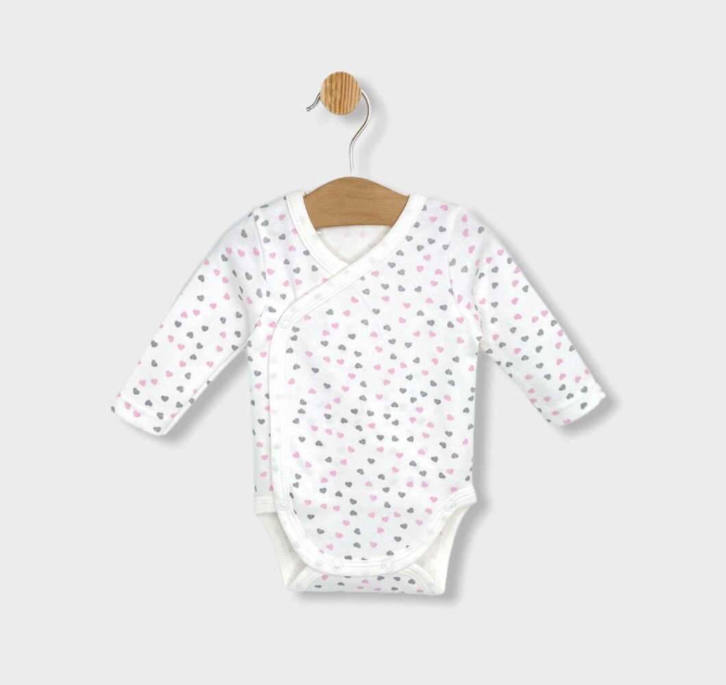 Rainy Set de body-uri din 2 piese cu inimioare 56 - 68 cm.