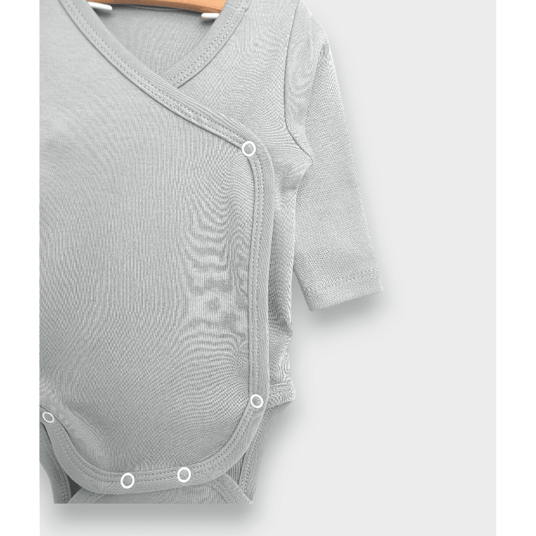 Rainy Set de 3 body-uri cu mânecă lungă 48 - 68 cm. albastru/albastru ocean/verde mentă