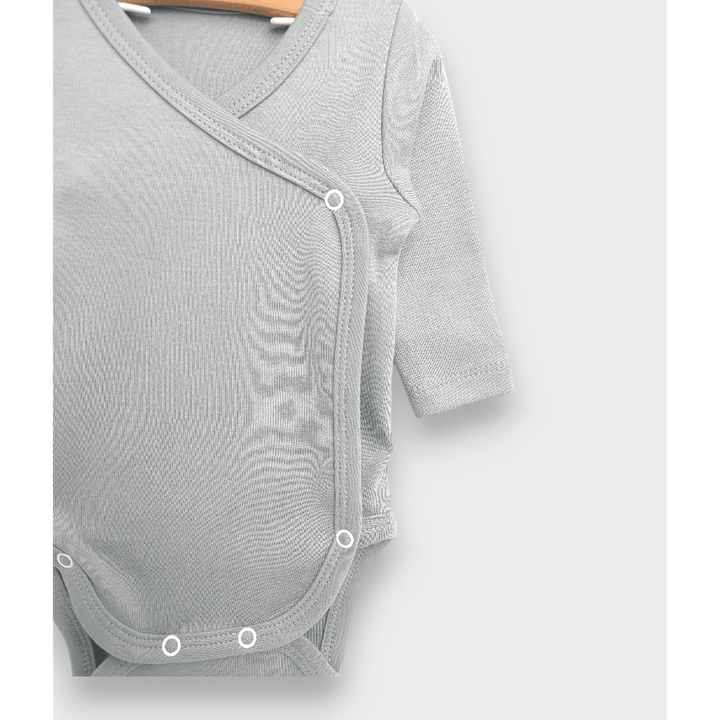 Rainy Set de 3 body-uri cu mânecă lungă 48 - 68 cm. albastru/albastru ocean/verde mentă
