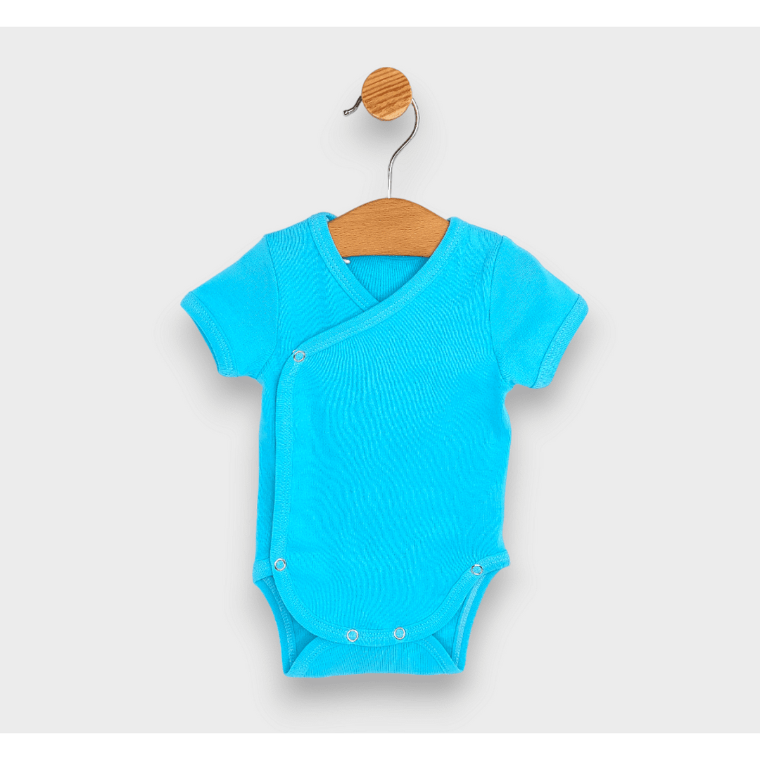 Rainy Set 3 body-uri mânecă scurtă 56 cm alb/albastru/bleumarin
