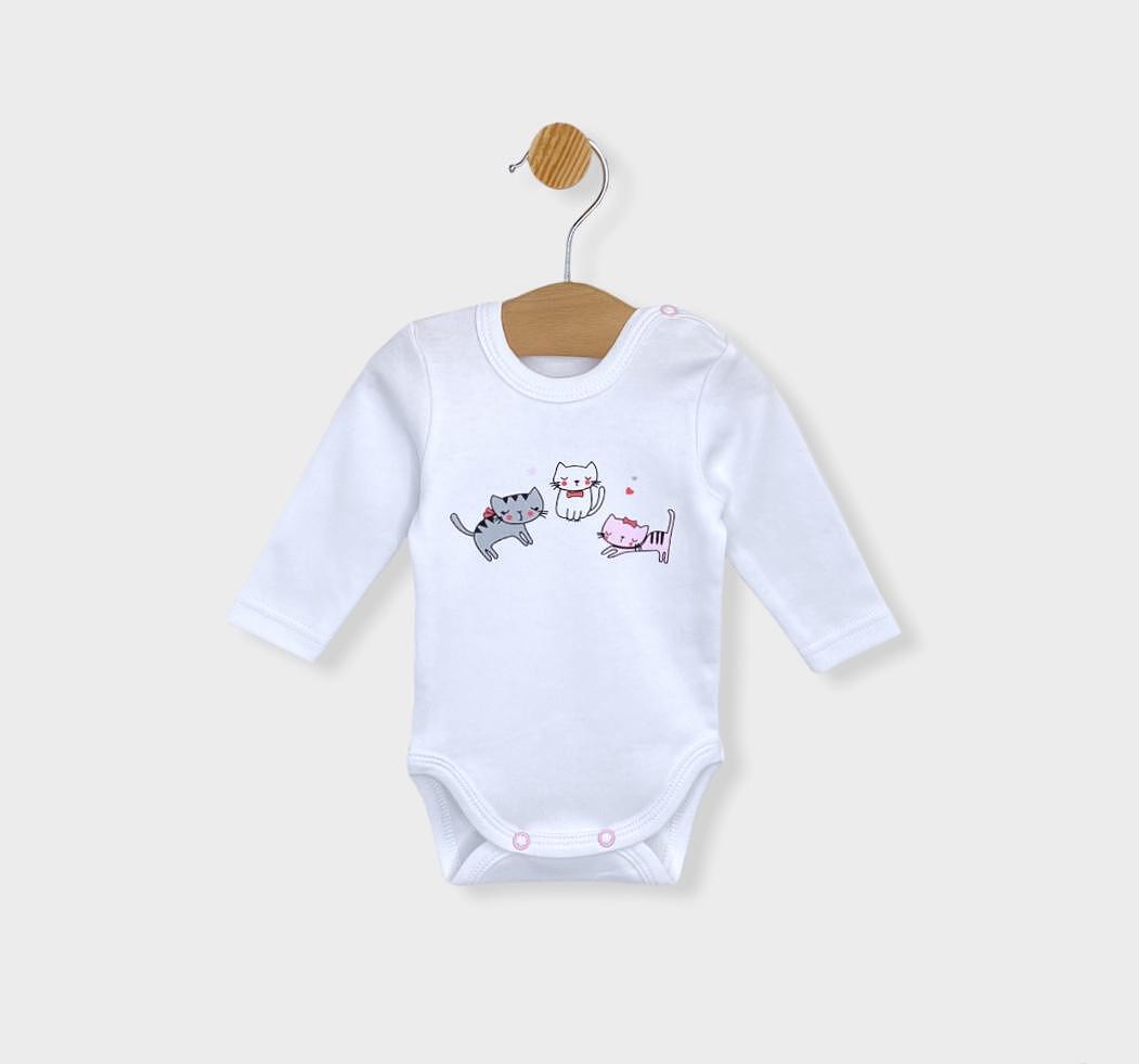 Rainy Set de 3 body-uri Pisicuțe 56-68 cm.