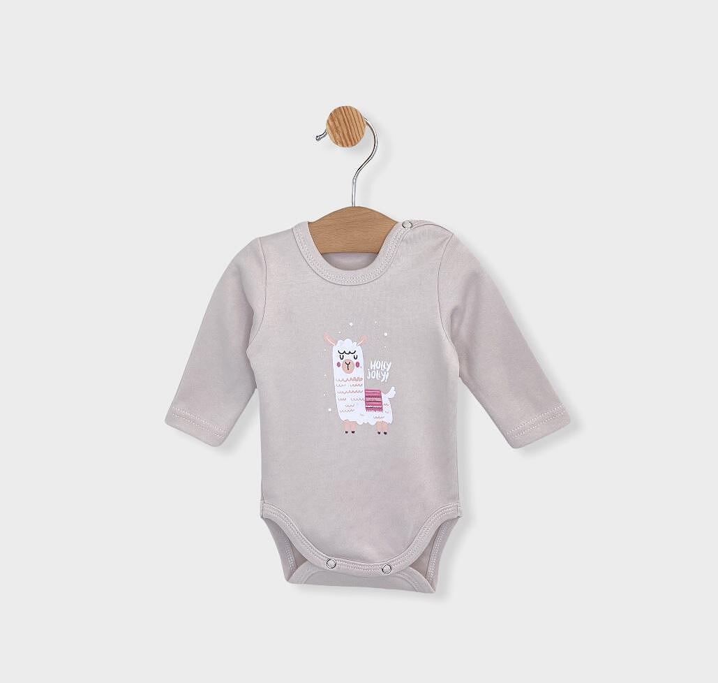 Rainy Set de 3 body-uri, ecru delicat/pudră de trandafir, 56-68 cm