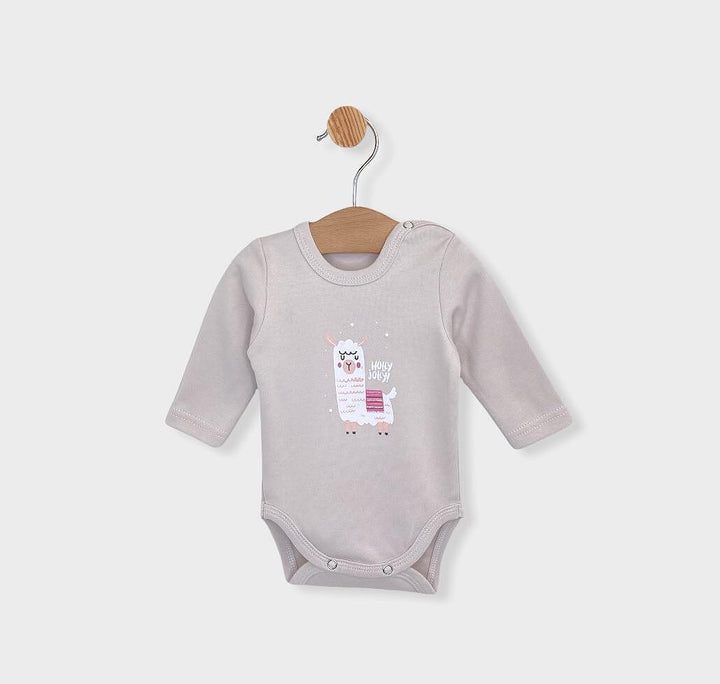 Rainy Set de 3 body-uri, ecru delicat/pudră de trandafir, 56-68 cm