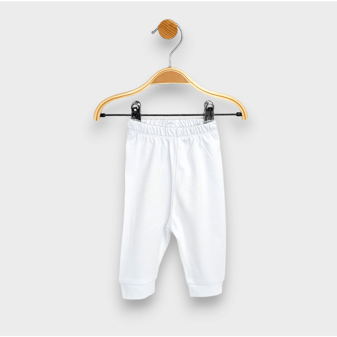 Rainy Set de 2 perechi de pantalonași, 56–80 cm, bonbon/alb